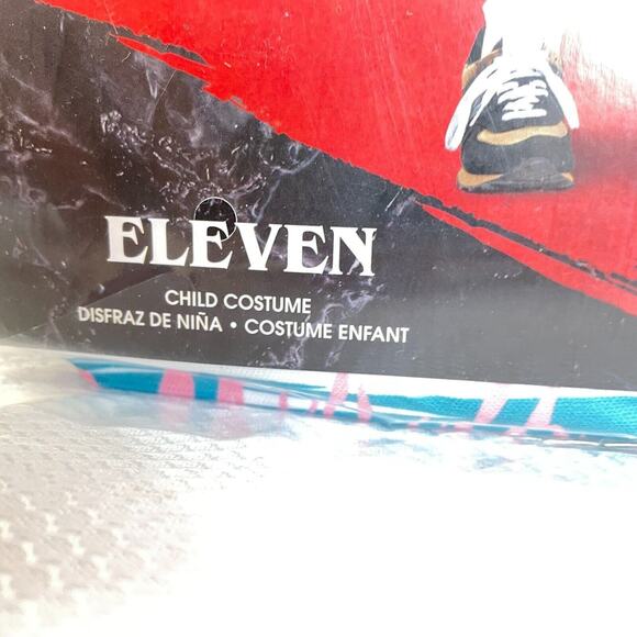 Netflix Stranger Things Eleven Costume Dress Girl Large 10-12 Dress Up Halloween - Picture 5 of 10